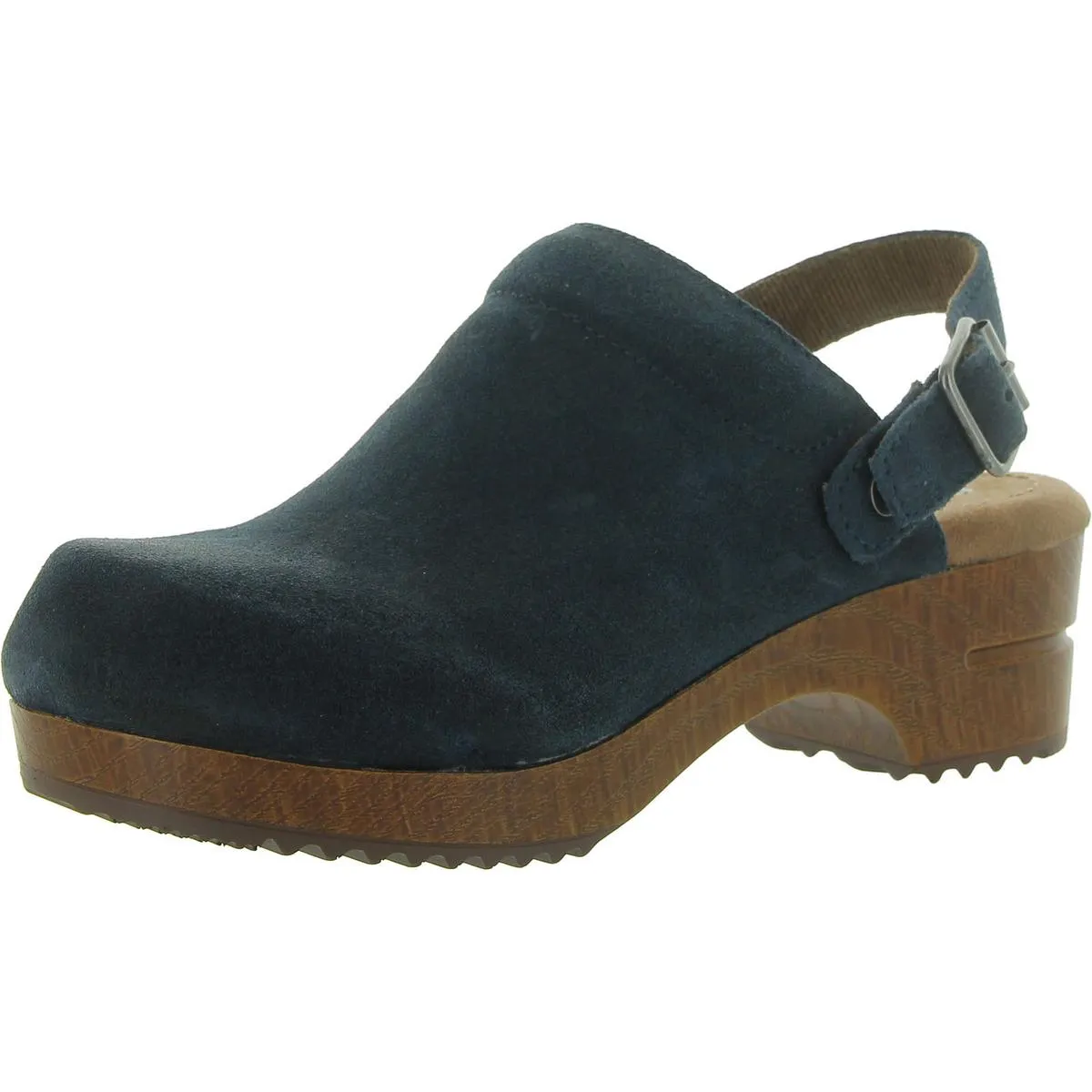 Being Womens Suede Slip On Clogs