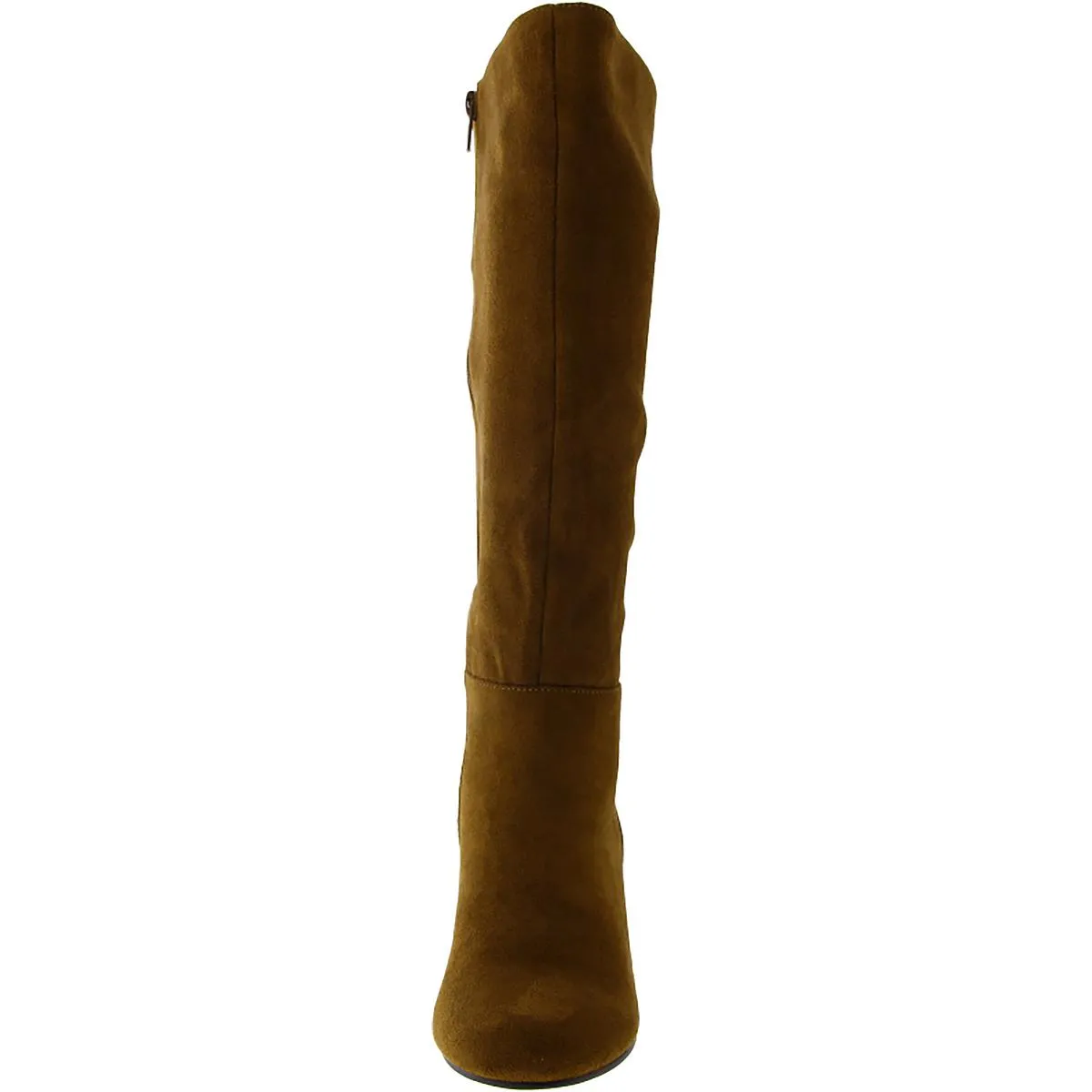 Corinne Womens Faux Suede Zipper Knee-High Boots