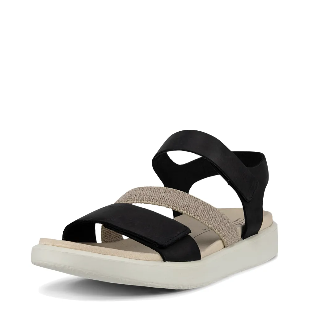 Ecco Women's Flowt 2 Band Sandal in Black