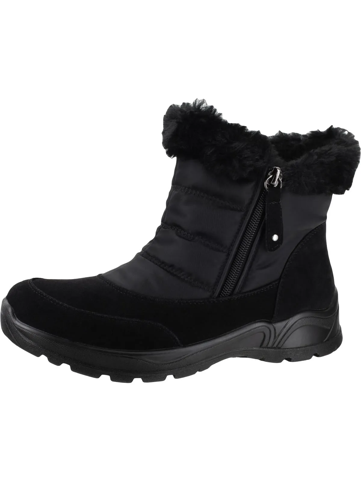 Frosty Womens Faux Suede Outdoor Snow Boots